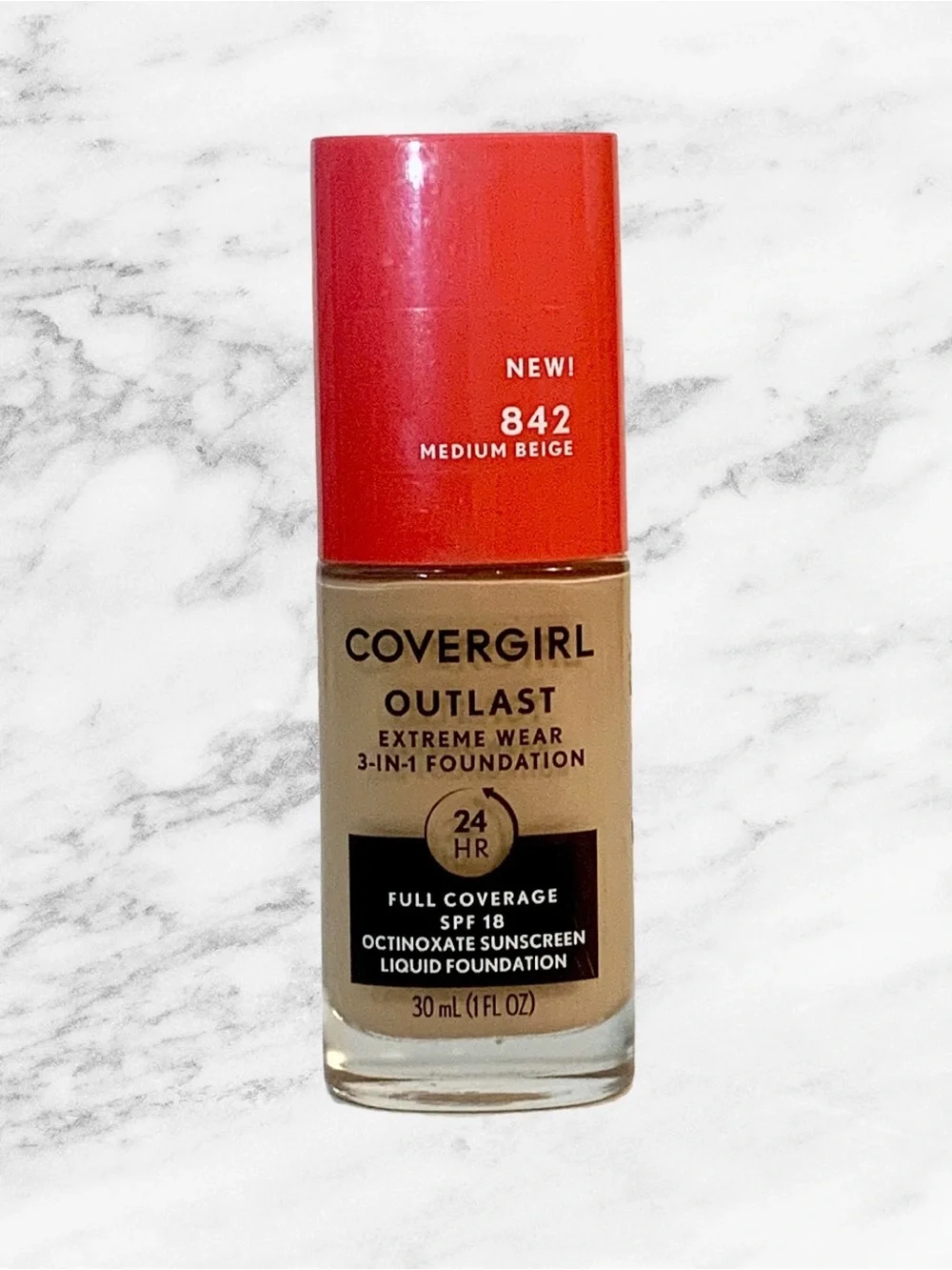 CoverGirl Outlast Extreme Wear 3-in-1 Foundation - Medium Beige 842
